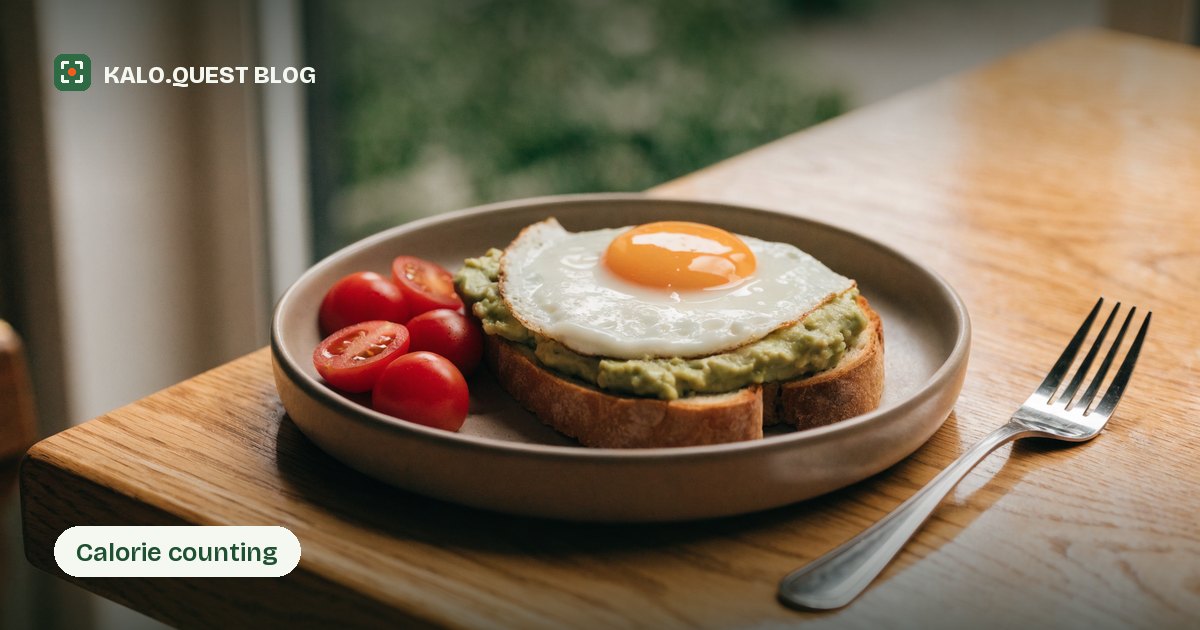 Kalo.Quest blog cover. How to count calories from a photo.